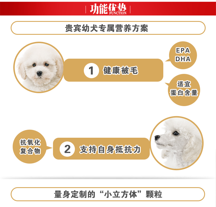 Thức ăn cho chó hoàng gia Chó con VIP thức ăn cho chó VIP Thức ăn cho chó cưng APD33 / 0,5kg * 4 túi 28 tỉnh - Chó Staples thức ăn thú cưng