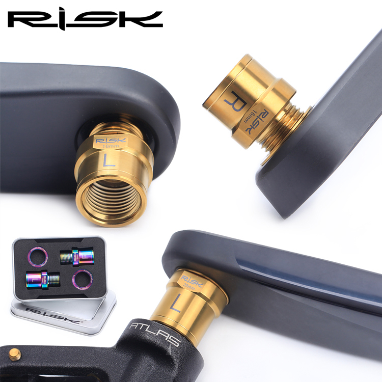 RISK Mountain road bike Foot extension shaft Lock step extender Shaft converter Pedal extension
