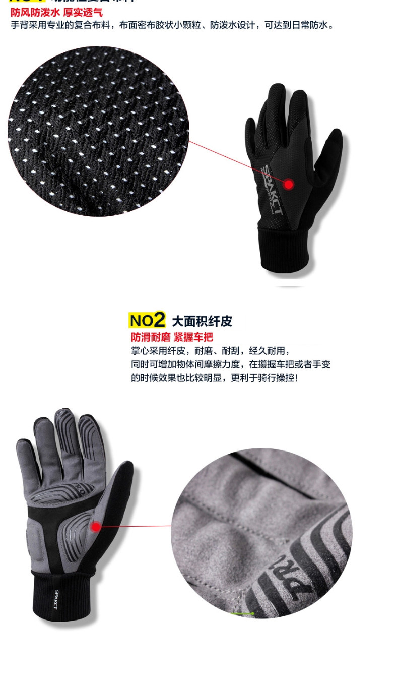 Gants pour vélo homme SPAKCT - Ref 2244728 Image 23