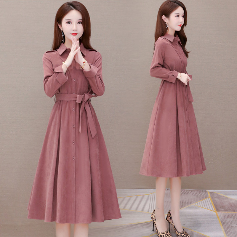 Windbreaker skirt two-wearing temperament socialite high-end dress high-end sense of fashion this year 2021 spring and autumn new women's clothing