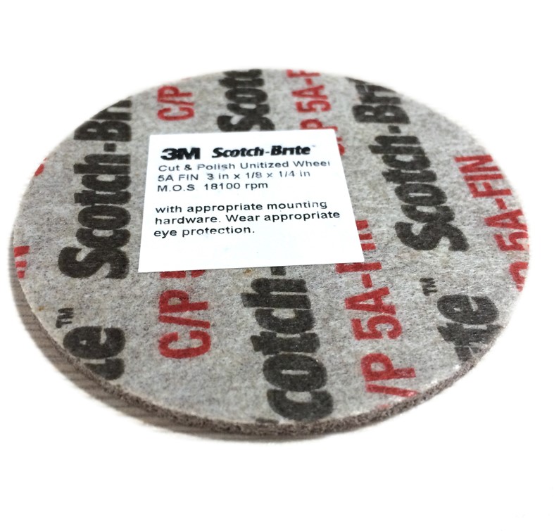 3MCP polished wheel 3in * 1 8 * 1 4in 5AFIN grinding wheel polished grinding wheel for burstings (05492)