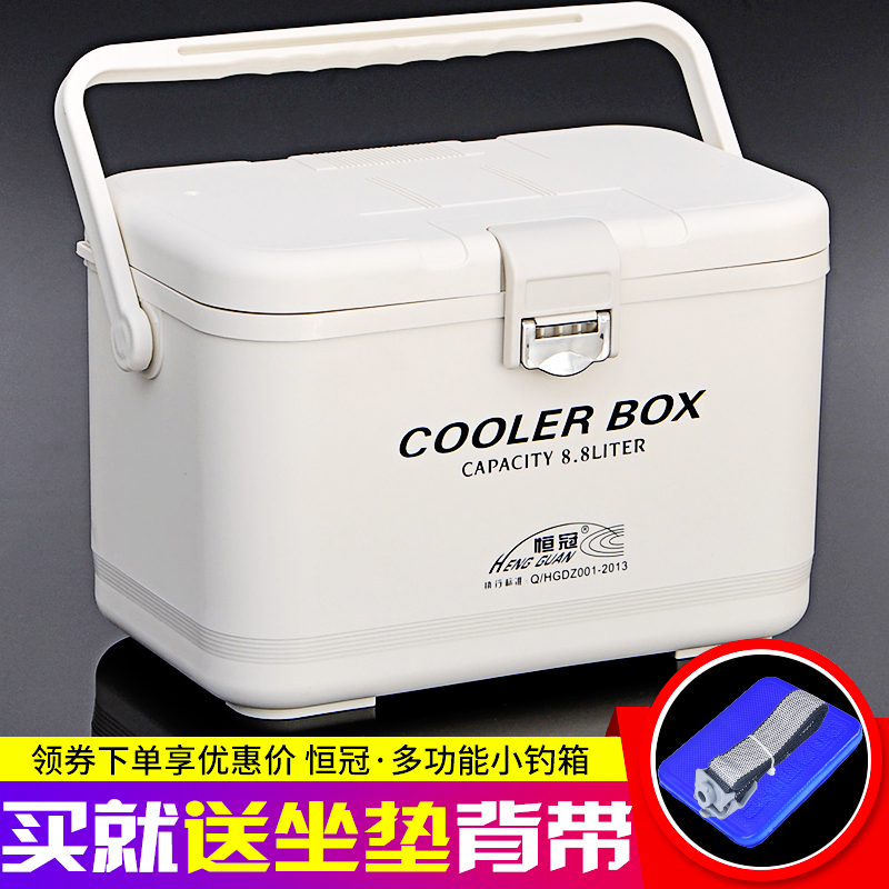 Hengguan 2021 new mini small fishing box Ultra-light Luya box Multi-function fishing box Fishing gear box Taiwan special full set