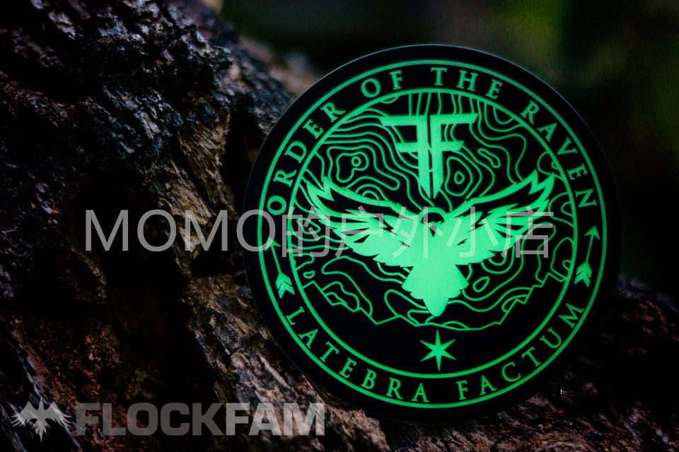 Spot FF ORDER OF THE RAVEN GLOW PATCH luminous models limited edition armbands