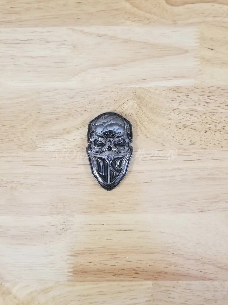 Spot DS 3D Metal Skinz Logo Gunmetal Metal Material Arm