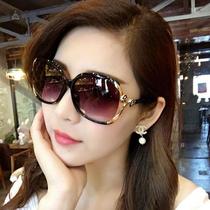 2024 European and American trend polarized sunglasses fashionable rose sunglasses retro street photography camellia glasses professional