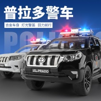 Police car toy model simulation alloy car car model public security car 110 police car children toy car boy