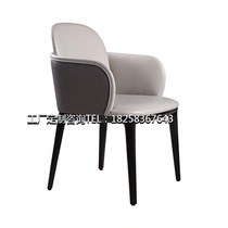 The new Chinese-style sales office negotiates high-end tables and chairs customized light luxury hotel clubhouse one table four chairs beauty salon leisure chairs