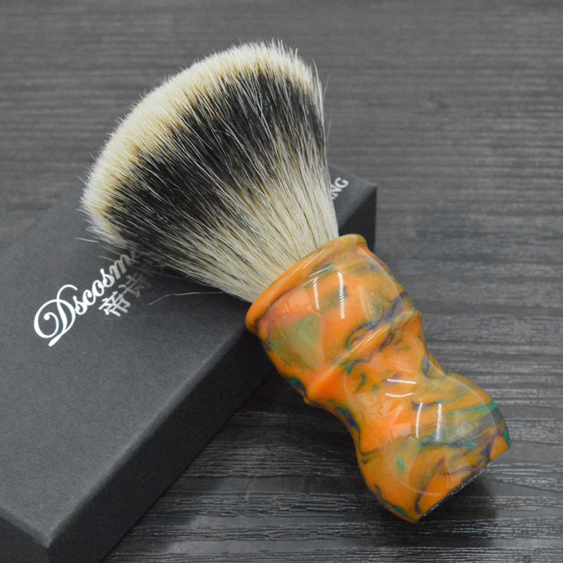 Imperial Poetry Men's Flat Head Sector Pure Badgers Wow Brush Shaving Brushed Shaving Soap Shaving Cream Shaving Cream Shave Blush