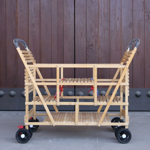 Коляска для близнецов для двоих, детская тележка