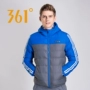 Giải phóng mặt bằng 361 & deg; cotton nam áo khoác thể thao ấm áp mùa đông áo khoác mới dày 361 quần áo thể thao cotton trùm đầu - Quần áo độn bông thể thao áo phao đẹp