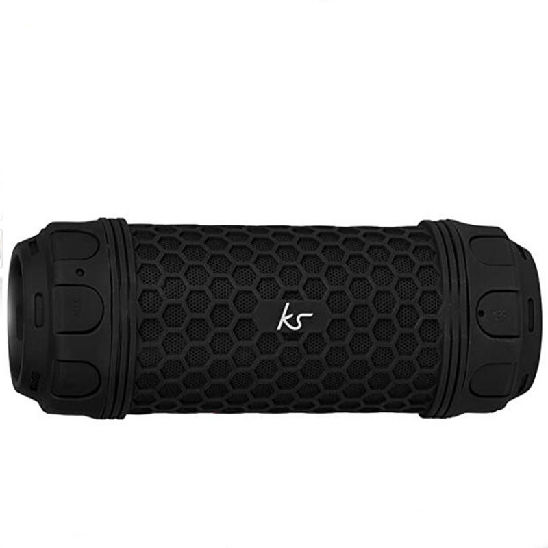 French KS multifunction portable large volume outdoor Bluetooth speaker low sound cannon Heavy bass wireless Bluetooth sound