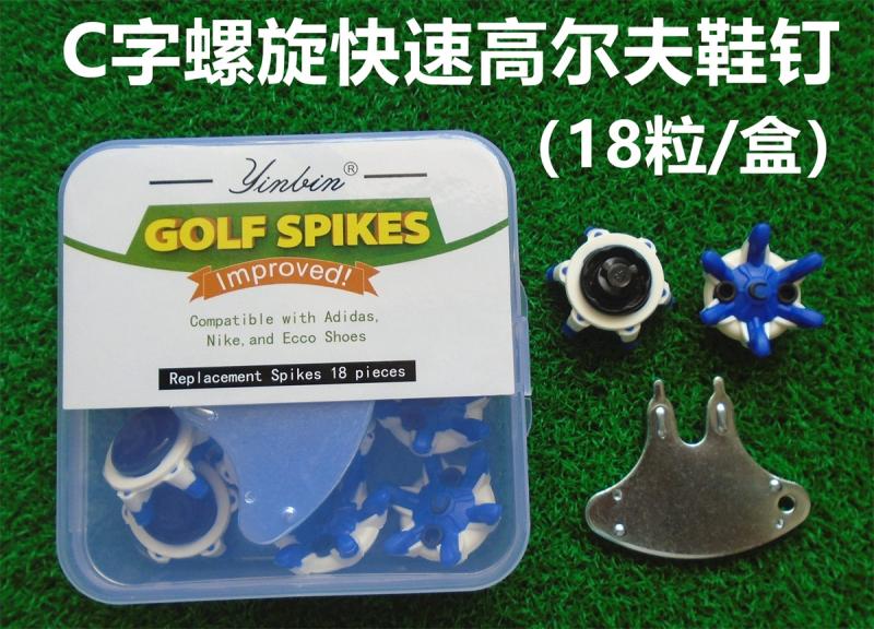 18 Grain Boxed Golf Shoes Nail Cwordscrew Quick Nail Standard Tooth Height Gogolf Sneakers Shoes Nail Blue