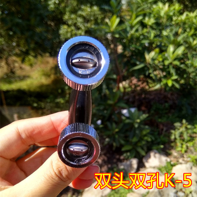 Exported to Japan and transferred to domestic sales plastic enlarged sprayer fan-shaped agricultural spraying atomization double-hole fan-shaped nozzle