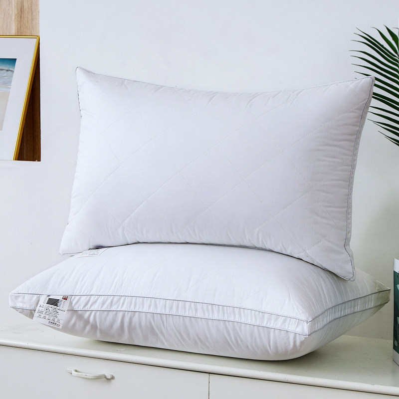 (pair of clothes) All cotton pillows pillow core pure cotton hotel Single double student Dormitory Nursing cervical spine whole head Home
