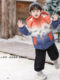 Boys' Winter Thickened Cotton Clothes New Children's Plush Cotton Jackets Boys Winter Down Down Cotton Clothes Hooded Light Up Jackets