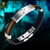 Assassin Creed Bracelet Assassins Creed Game Ngoại vi Bracelet Tide Men Titanium Steel Phụ kiện Chữ miễn phí vòng thạch anh tóc vàng Vòng đeo tay Clasp