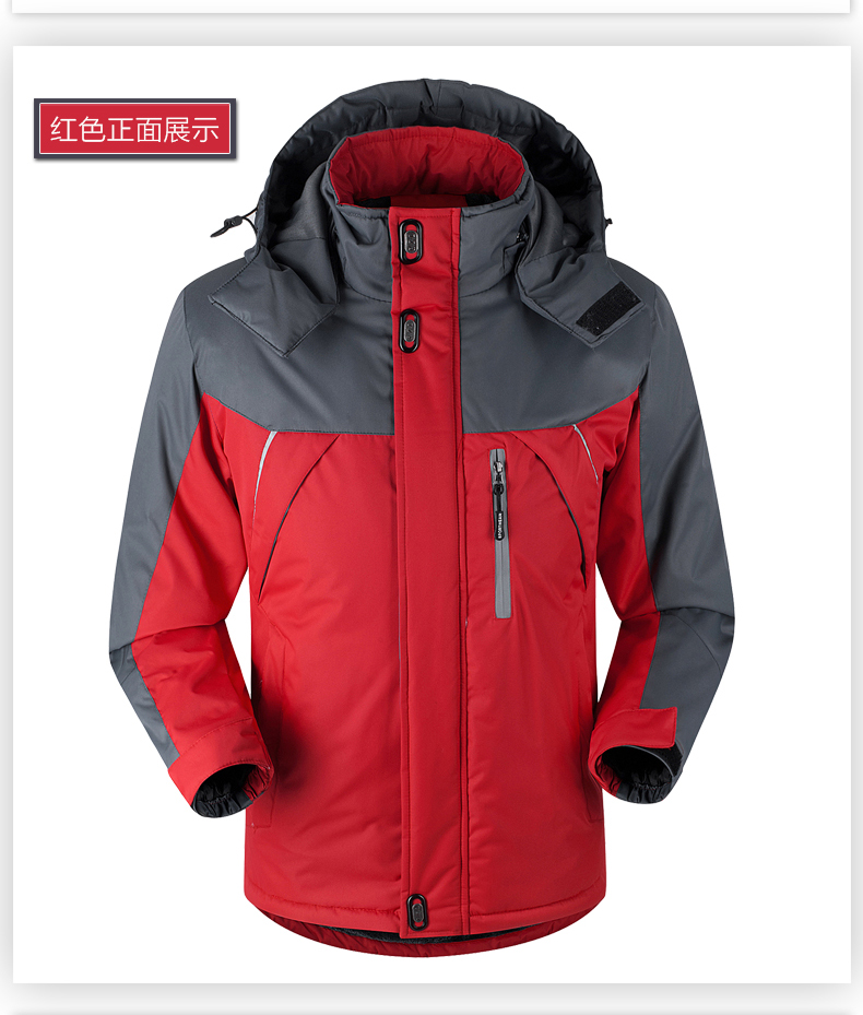 Áo khoác cotton nam mùa đông 2018 mới trẻ trung cộng với áo khoác nhung cotton dày cỡ lớn ấm áp quần yếm cotton nam áo khoác gió nam