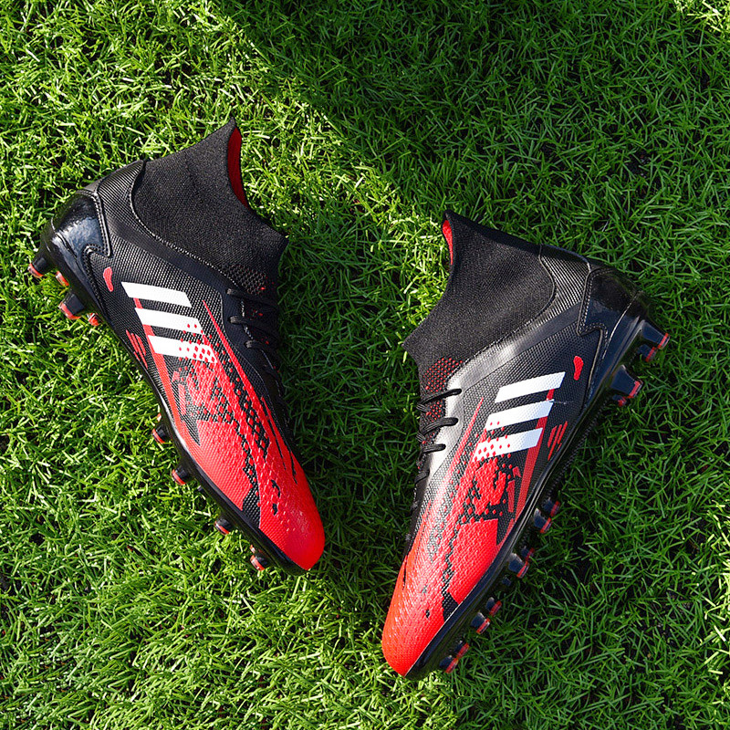 Xiaolizi football shoes men's new leather surface adult non-slip long nails grass training game special broken nail shoes breathable