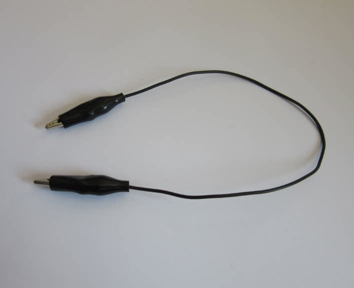 Double - headed crocodile clamp short - line special soft silicone line 26AWG high temperature resistance 200 degrees red and black optional