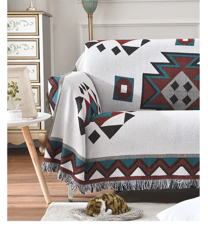 Ins vải Bắc Âu vải chăn khăn sofa dòng chăn phổ quát sofa bìa giường bảo vệ che bụi