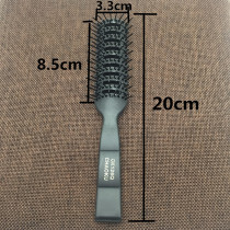 Hair salon ribs comb anti-static curly hair comb inner buckle massage roll comb mens hair back shape roll comb