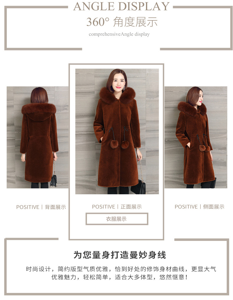 Manteau de fourrure femme XUESNROL    - Ref 3173589 Image 9