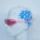 Mũ bơi silicon thời trang nữ tóc dài đặc biệt Mũ bơi in thêm lớn không thấm nước chăm sóc tóc bịt tai mũ bơi