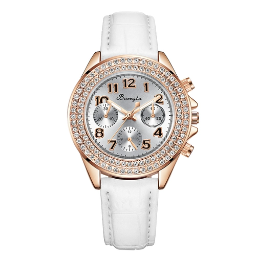 Трендовый модный брендовый циферблат, водонепроницаемый ремень, кварцевые часы, простой и элегантный дизайн