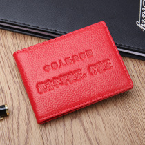 Drivers license leather case female cute leather drivers license driving license holster thin certificate card bag lady drivers leather case