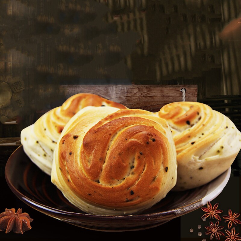 卫嫂 山西特产烤花卷烤花馍馒头40g*60整箱椒盐 脱脂饼干整箱零食