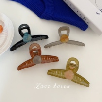 Hair clip headdress grabbing hairpin female back head hairpin grabbing clip large Korean autumn and winter new net red shark clip