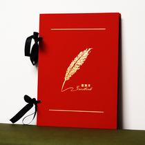 Business guest sign-in book sign-in this title book Opening Annual meeting meeting classmate party signing book