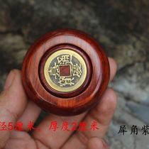 Pendant transfer shake sound with the same (turn) money handle to carry with you play pieces of wood when luck turns solid wood