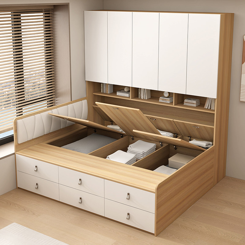 如何选购适合小户型的榻榻米床箱储物床组合？