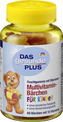German DM Das gesunde plus children with multivitamin vitamin vitamin micro-tablet gum 60 grains