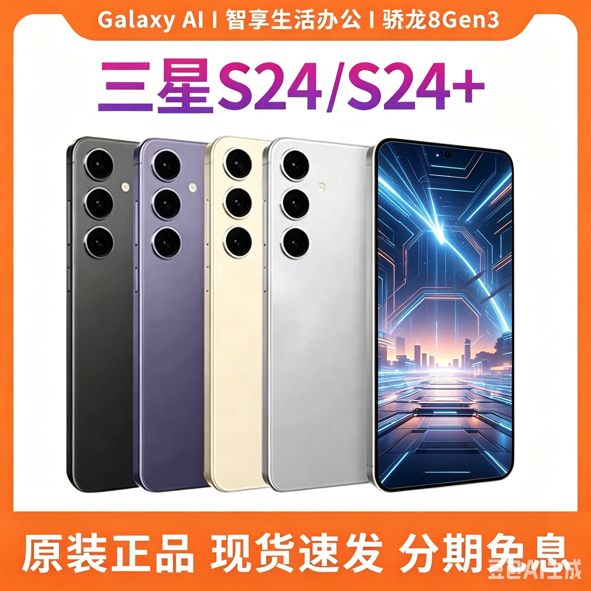 Samsung/三星 Galaxy S24+ SM-S9260全网通5G国行双卡S24直屏