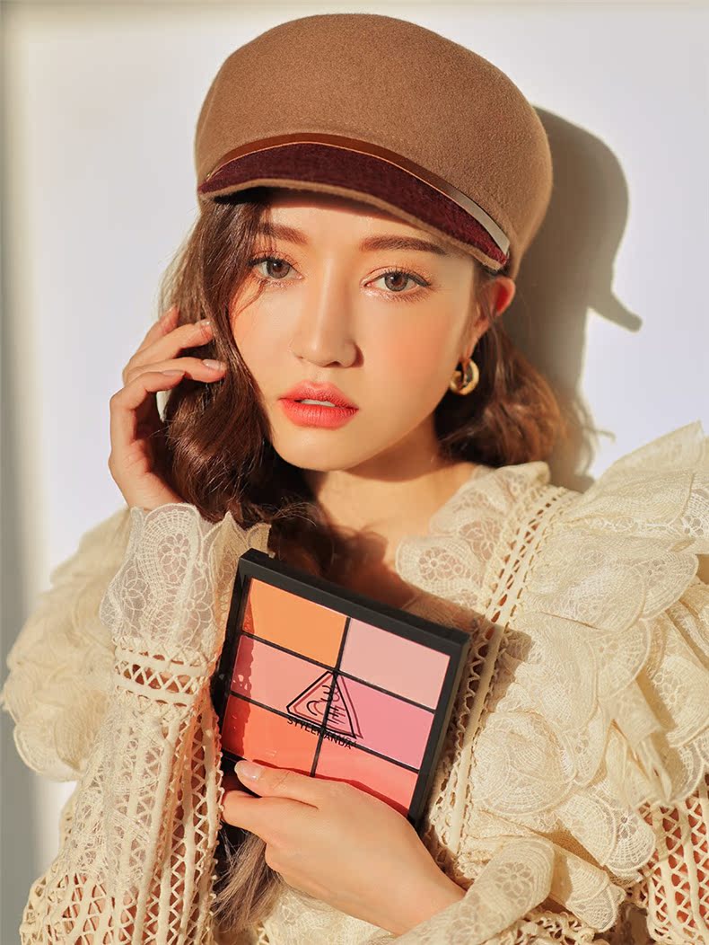 [Phiên bản kỷ niệm 10 năm tùy chỉnh] STYLENANDA chính thức 3CE trái cây bí ẩn 6 màu đỏ mặt dịu dàng ngây thơ - Blush / Cochineal má hồng 3ce