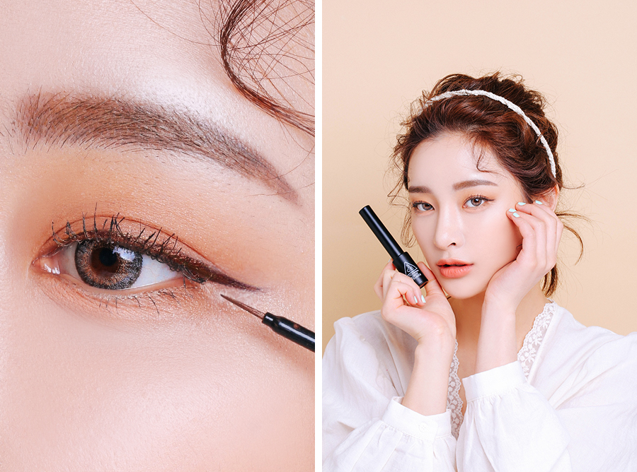 STYLENANDA chính thức 3CE LIQUID kẻ mắt không thấm nước và mồ hôi - Bút kẻ mắt kẻ mắt kat von d