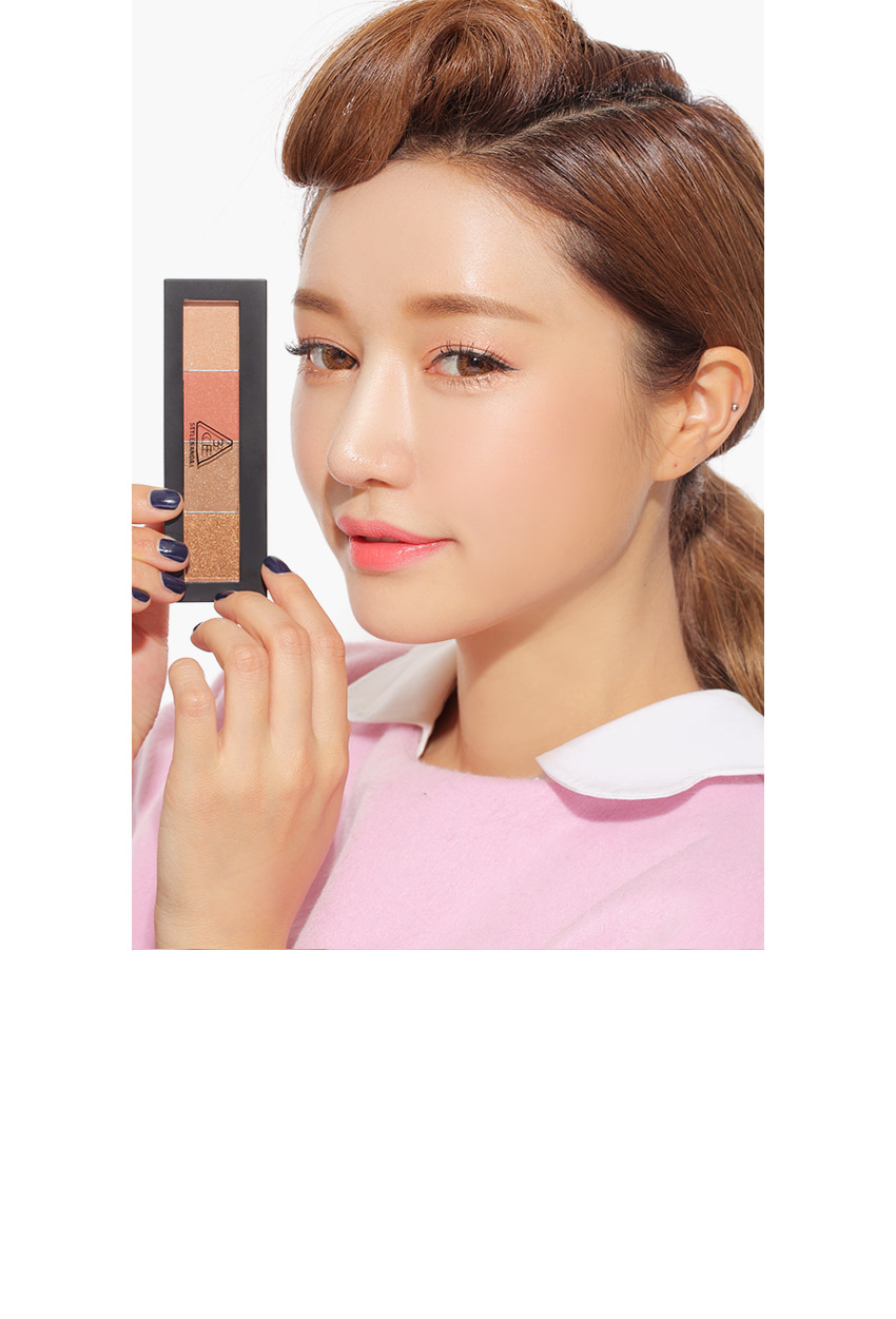 STYLENANDA Official 3CE EYE SHADOW PALETTE Bảng phấn mắt 4 màu Silky Pearlescent bảng mắt nars