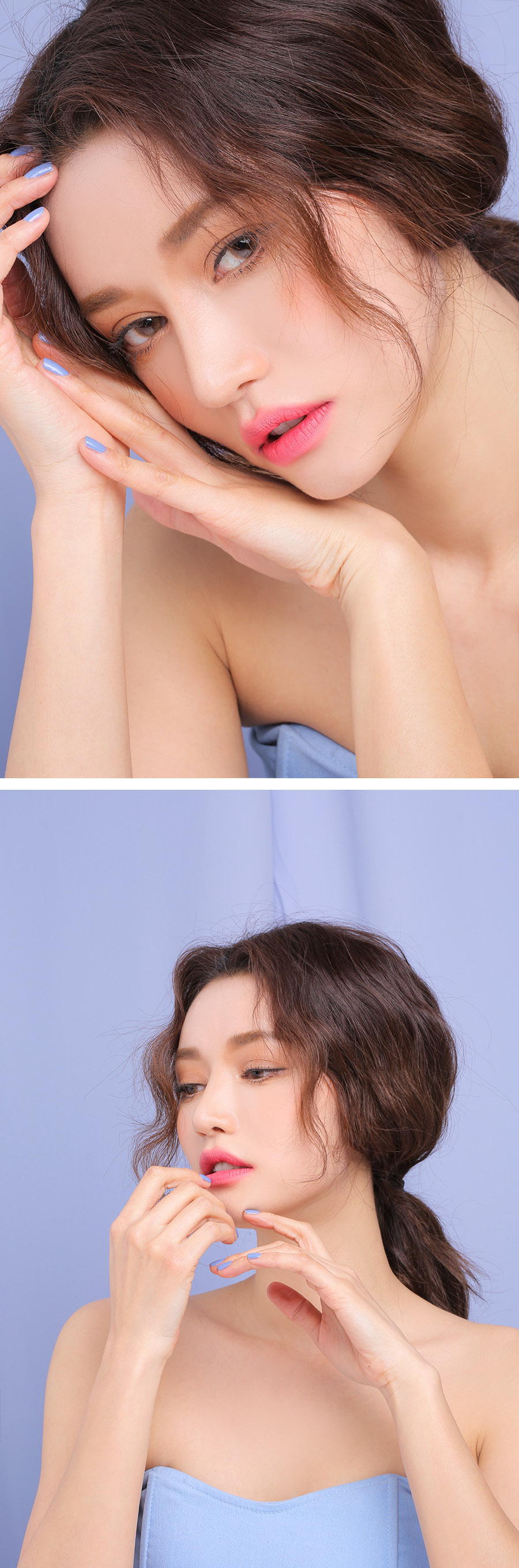 STYLENANDA Chính thức 3CE MAISON KITSUNE VELVET TINT Fox Velvet Lip Gloss - Son bóng / Liquid Rouge 	son bóng juicy