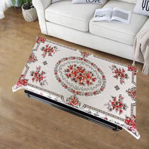 Tea table cloth pvc waterproof coffee table cover oil-proof anti-scalding table cover net red tea table pad plastic disposable tablecloth