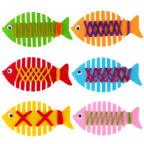 DIY kindergarten living area corner handmade fish material package childrens early education non-woven educational toys