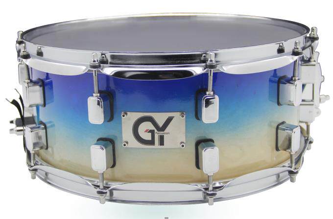 GY10-layer maple wood single drum imported remo imitation animal skin performer army drum 14 inches