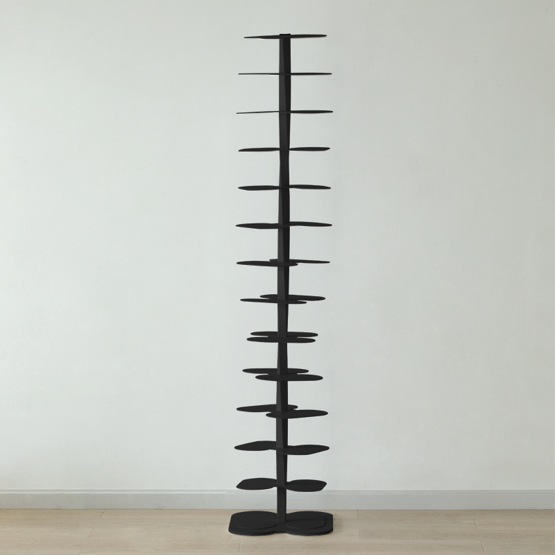 LAIMO Juniper Rotating Bookshelf Black