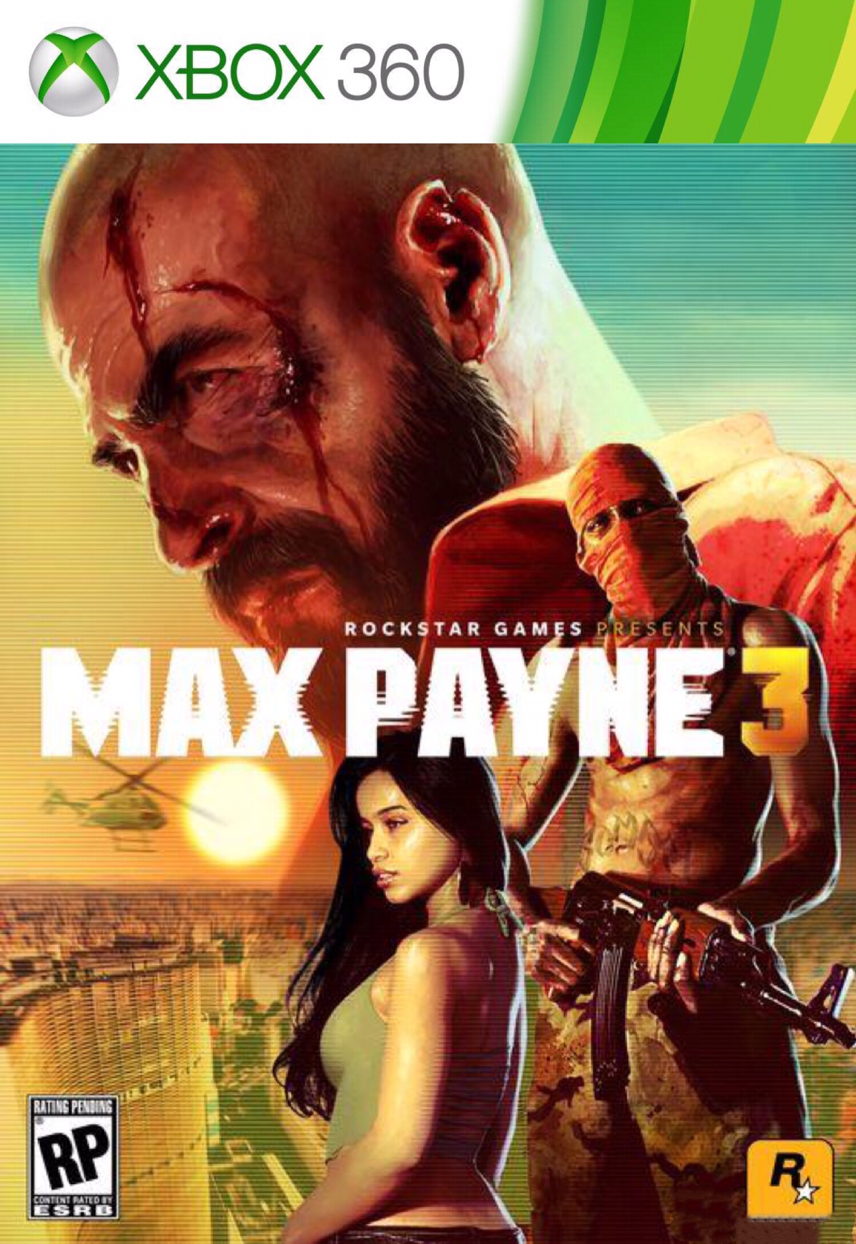 XBOX360 Game Disk Max Payne 3 The True Colors of Heroes 3 Chinese Version Double Disc (5 starts with 6)