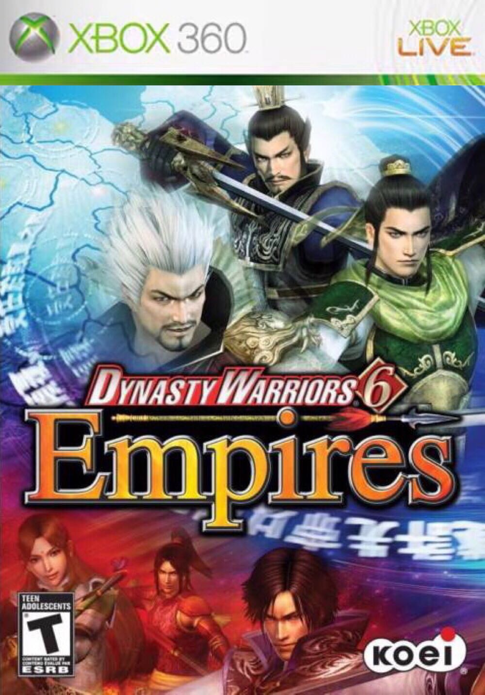 Xbox360 disc game disc Dynasty Warriors 5 Empire Chinese version (5 start 6 SF)