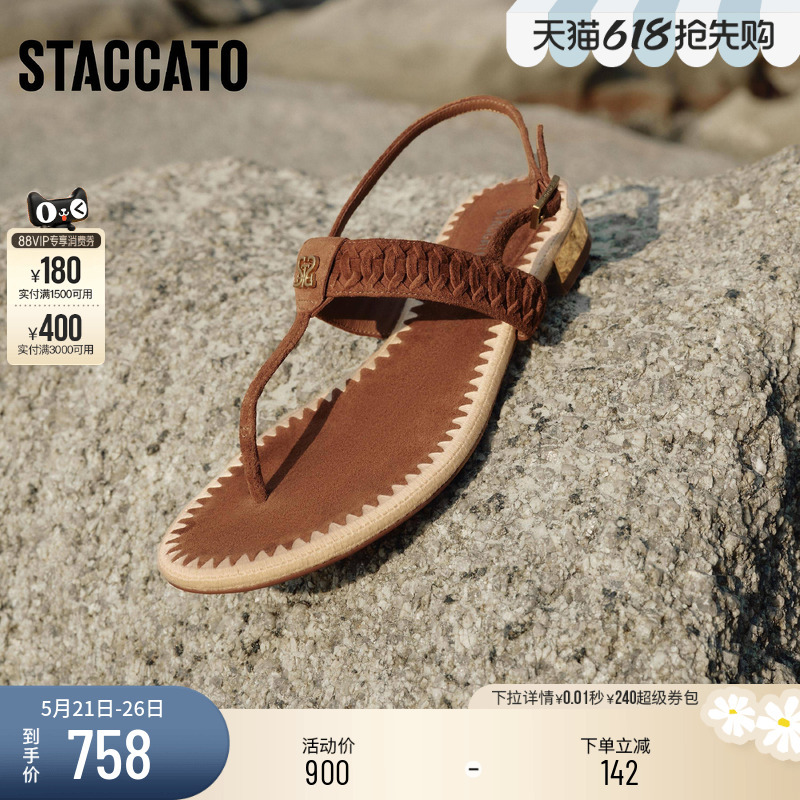 Star-Style Scatto Holiday Starry Fashion Flip-Flops Flat Shoes Women's Sandals Edu16Bl5