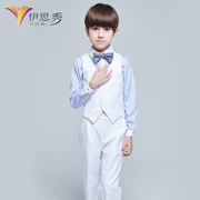 Yi Sixiu Boy Show Dress Set Thiết kế cho trẻ em Mặc Vest Áo ba lỗ cho bé gái Suit nhỏ