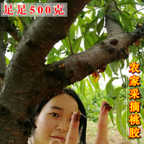 Peach gum Shennongjia farmers home-grown peach tears natural wild yellow peach gum can be matched with soapy rice snow swallow silver ear soup