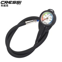 Italian CRESSI PRESSUREGAUGE water lung deep diving residual pressure gauge pressure gauge Voltmeter Diving Equipment